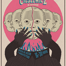Roman Cieslewicz in memorian. Design, Graphic Design, T, pograph, Lettering, Vector Illustration, Creativit, Poster Design, and Digital Design project by cosentino_nicolas - 05.24.2024