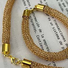 Mi proyecto del curso: Joyería de ganchillo de alambre. Projekt z dziedziny Craft, Projektowanie mod,  Tkactwo, DIY, Sz, dełkowanie, Wzornictwo tekst i liów użytkownika Rocio Romero - 25.05.2024