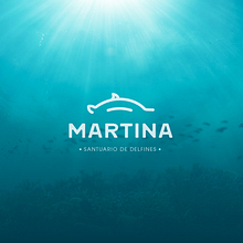 Martina -  Santuario de Delfines.  Logotipo. Design, Br, ing, Identit, Graphic Design, and Logo Design project by Andres Suarez - 05.25.2024