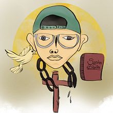 RAP Y LIBERTAD. Projekt z dziedziny Trad, c, jna ilustracja,  R, sunek, Ilustracja c, frowa, R, sunek c i frow użytkownika Abner Abisai Astudillo Aguayo - 24.05.2024