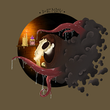 Demon. Un proyecto de Ilustración digital de giada_caneti - 17.03.2022