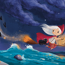 My project for course: Children’s Illustration with Procreate: Paint Magical Scenes. Digital Illustration, Children's Illustration, Digital Painting, and Picturebook project by aaliyahandart - 05.25.2024