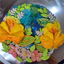 My project for course: Cake Design: Easy Buttercream Flowers with a Palette Knife Ein Projekt aus dem Bereich DIY und Blumen- und Pflanzendesign von Aida Farah - 25.05.2024