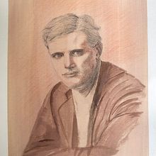 Portrait of writer "Jack London" . % mihyun tarafından hazırlanan Güzel sanatlar, Eskiz çizimi, Çizim, Portre Çizimi, Gerçekçi Çizim, Ve Sanatsal Çizim projesi - 05.26.2024