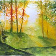 Il mio progetto del corso: Paesaggi incantevoli ad acquerello: dipingi con la luce. Een project van Schilderij y Aquarelschilderen van silvana_p1 - 26.05.2024