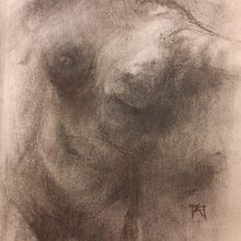 Abstract human figure. Un proyecto de Bellas Artes, Dibujo, Pintura, Dibujo a lápiz y Dibujo anatómico de Ariel Abadi - 27.05.2024