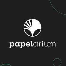 Diseño logo Papelarium. Un progetto di Design, Graphic design, Naming, Br, ing, Br e identit di Maila Roux - 06.02.2023