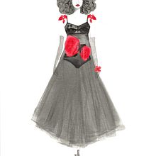 Mon projet du cours : Illustration de mode à l'aquarelle : silhouette, couleur et fluidité. Traditional illustration, Watercolor Painting, and Fashion Illustration	 project by Marianne Atayi - 05.27.2024
