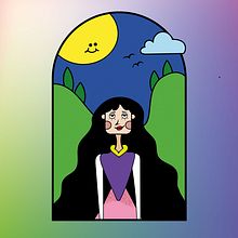 little princess. Un progetto di Graphic design e Illustrazione vettoriale di Veronika - 28.05.2024