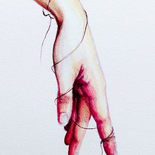 Hand project. Un proyecto de Pintura a la acuarela de Guylaine - 28.05.2024