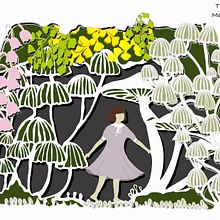 My project for course: Paper Cutting: Create Paper Scenes with Depth. Traditional illustration, Arts, Crafts, Paper Craft, Stor, telling, Bookbinding, Children's Illustration, and DIY project by Mary Liu - 05.28.2024