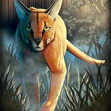 Mi proyecto del curso: Caracal desde la adversidad. Traditional illustration, Drawing, Digital Illustration, Digital Drawing, and Digital Painting project by cristobalblago - 05.28.2024