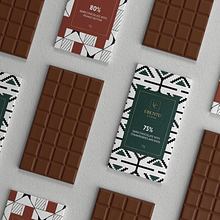 Brand Design and Packaging for Ubuntu Cocoa (fictitious company). Br, ing, Identit, Graphic Design, and Packaging project by Adri Groff - 05.29.2024
