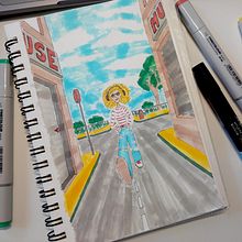 My project for course: The Art of Sketching: Transform Your Doodles into Art. Traditional illustration, Pencil Drawing, Drawing, and Sketchbook project by Polina Proiaeva - 05.28.2024