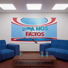 Lupa nos Factos. Un progetto di Scenografia, Animazione 3D, Graphic design, Br, ing, Br e identit di Ted Muholove - 19.06.2023