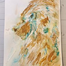 My project for course: Experimental Portraiture with Ink, Tea and Alcohol. Fine Arts, Painting, Drawing & Ink Illustration project by Sue McConnell Oskam - 05.30.2024