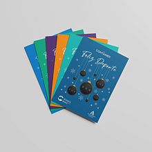DISEÑO DE FELICITACIONES DE NAVIDAD DEPORTIVAS Ein Projekt aus dem Bereich Design, Werbung, Plakatdesign und Grafikdesign von DIKA estudio - 19.12.2023