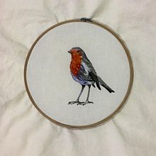 Mi proyecto del curso: Pintar con hilo: técnicas de ilustración textil. Un projet de Illustration traditionnelle, Broderie , et Design textile de Marcela Díaz Romo - 30.05.2024
