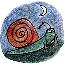 El caracol enamorado. Creative Writing, and Children's Literature project by Xavier Krauel - 05.31.2024