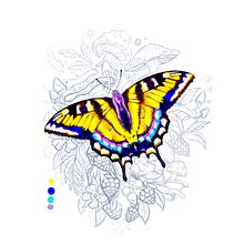 Swallowtail . Een project van Traditionele illustratie van Jade Ashley - 31.05.2024