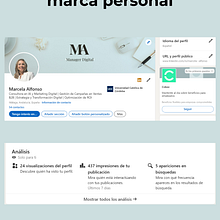 Mi proyecto del curso: LinkedIn: construye tu marca personal. Br, ing, Identit, Social Media, and Digital Marketing project by Marcela Alfonso - 06.02.2024