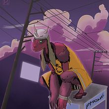 Mi proyecto del curso: Wendigomon budista. Traditional illustration, and Digital Illustration project by Valentin Filippi - 09.14.2024