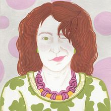 Mi proyecto del curso: Retratos pictóricos en gouache con patrón y texturas. Un projet de Peinture, Illustration numérique, Dessin de portrait , et Peinture gouache de charanga__10 - 02.06.2024