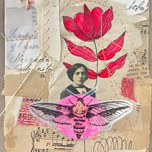 Mi proyecto del curso: Técnicas de bordado experimental sobre papel. Projekt z dziedziny  Sztuki piękne,  Kolaż,  Haft, Wzornictwo tekst i liów użytkownika Marina Storti - 02.06.2024