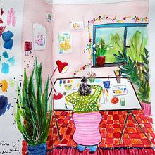 Mein Abschlussprojekt für den Kurs: Das Skizzenbuch als Erkundungsreise: Finde deinen Zeichenstil. Traditional illustration, Sketching, Creativit, Drawing, Watercolor Painting, Sketchbook, and Gouache Painting project by Neva Richoz - 06.03.2024
