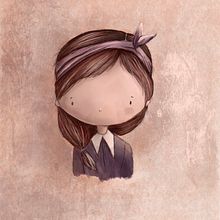 Sweet girl. Een project van Redactioneel ontwerp, Grafisch ontwerp y Digitale illustratie van Dorota Korcz - 03.06.2024