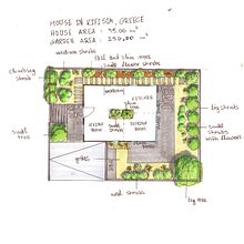 My project for course: 1)House in Kifisia, Greece 2)Small Garden in Peristeri City, Greece Ein Projekt aus dem Bereich Innendesign, L, schaftsbau, Architektonische Illustration und Raumgestaltung von Danai PAPADOPOULOU - 03.06.2024