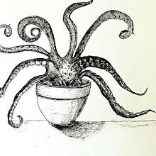 Mon projet du cours : Illustration surréaliste au feutre fin. Un projet de Illustration traditionnelle, Dessin au cra, on, Dessin, Dessin réaliste, Dessin artistique et Illustration à l'encre de scarolang - 03.06.2024