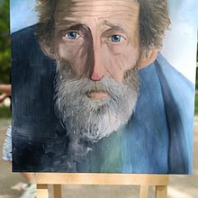 My project for course: Contemporary Oil Portraiture. Traditional illustration, Fine Arts, Painting, and Oil Painting project by raflyo - 06.02.2024