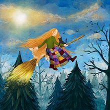 Mein Abschlussprojekt für den Kurs: Kinderbuchillustrationen in Procreate: Male magische Szenerien. Un progetto di Illustrazione digitale, Illustrazione infantile, Pittura digitale e Albo illustrato di Marion Kac - 04.06.2024