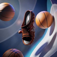 Crocs - NBA. Un progetto di Design, Creatività, Direzione artistica, Graphic design, Tipografia, Pubblicità, Cinema, video e TV, Video, Sound design, 3D, Animazione 3D, Modellazione 3D e Animazione di Bark&Bite - 04.06.2024
