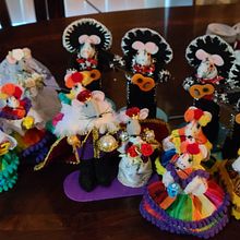 Mice (Church Bazaar "Character" Mice). Un proyecto de Costura, Diseño de vestuario, Bordado y Artesanía de Fran Colley - 05.06.2024