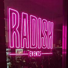 Radish Events Branding. Un proyecto de Diseño, Ilustración tradicional, Br, ing e Identidad y Dirección de arte de iara131312 - 06.06.2024