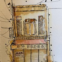 Second sketching while waiting for my markers. Un progetto di Bozzetti di Tram - 05.06.2024