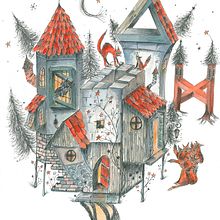 Mein Abschlussprojekt für den Kurs: Illustrierte Geschichten: von der Idee zum Papier. Un proyecto de Ilustración tradicional, Bellas Artes, Pintura, Dibujo a lápiz, Dibujo, Pintura a la acuarela, Ilustración infantil, Narrativa e Ilustración editorial de Rachel B - 07.06.2024