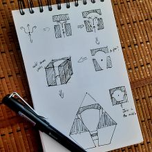 Mi proyecto del curso: Sketching para arquitectura: imagina con papel y pluma. Un progetto di Architettura, Bozzetti, Disegno, Illustrazione architettonica, Sketchbook e Progettazione dello spazio di Juan Gonzalez - 08.06.2024