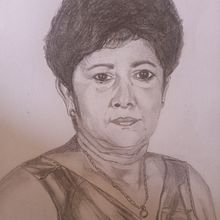 Mi proyecto del curso: Retrato realista con lápiz de grafito. Traditional illustration, Fine Arts, Sketching, Pencil Drawing, Drawing, Portrait Drawing, Realistic Drawing, Artistic Drawing, and Figure Drawing project by Anieliz Padrino - 06.08.2024