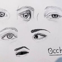 Il mio progetto del corso: Ritratto su blocco da disegno: esplora il volto umano. Esboçado, Desenho, Desenho de retrato, Desenho artístico, e Sketchbook projeto de susannabagnato - 09.06.2024