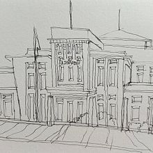 Dutch building in Bandung. Un progetto di Bozzetti di Tram - 07.06.2024
