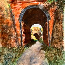 My project for course: Watercolour Texture Masterclass. Fine Arts, Painting, and Watercolor Painting project by Susan - 06.08.2024
