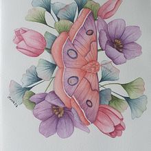 Mi proyecto del curso: Dibujo y composición naturalista en acuarela. Traditional illustration, Drawing, Watercolor Painting, and Naturalistic Illustration project by edelestalc - 06.09.2024