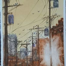 Mi proyecto del curso: Pintura expresiva con acuarela: crea ilustraciones cautivadoras. Fine Arts, Painting, and Watercolor Painting project by Mariela Ambrosis - 06.10.2024