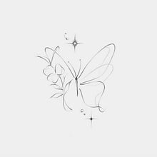 Fineline. Tattoo Design project by Dominika Jaskółka - 06.10.2024
