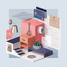 ¿Un piso para invertir?. Editorial Illustration project by Noelia de Alda - 06.10.2024