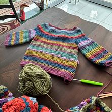 My project for course: Garment and Pattern Design with Top-Down Crochet. Accessor, Design, Fashion Design, Fiber Arts, DIY, and Crochet project by monicafuganti - 06.10.2024