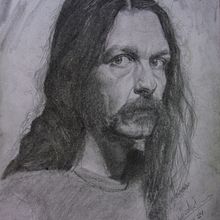 Autoretrato y Retrato de Diego . Un progetto di Illustrazione tradizionale, Belle arti, Bozzetti, Disegno a matita, Disegno, Disegno di ritratti, Disegno realistico, Disegno artistico e Disegno anatomico di Lenin Sossa - 10.06.2024